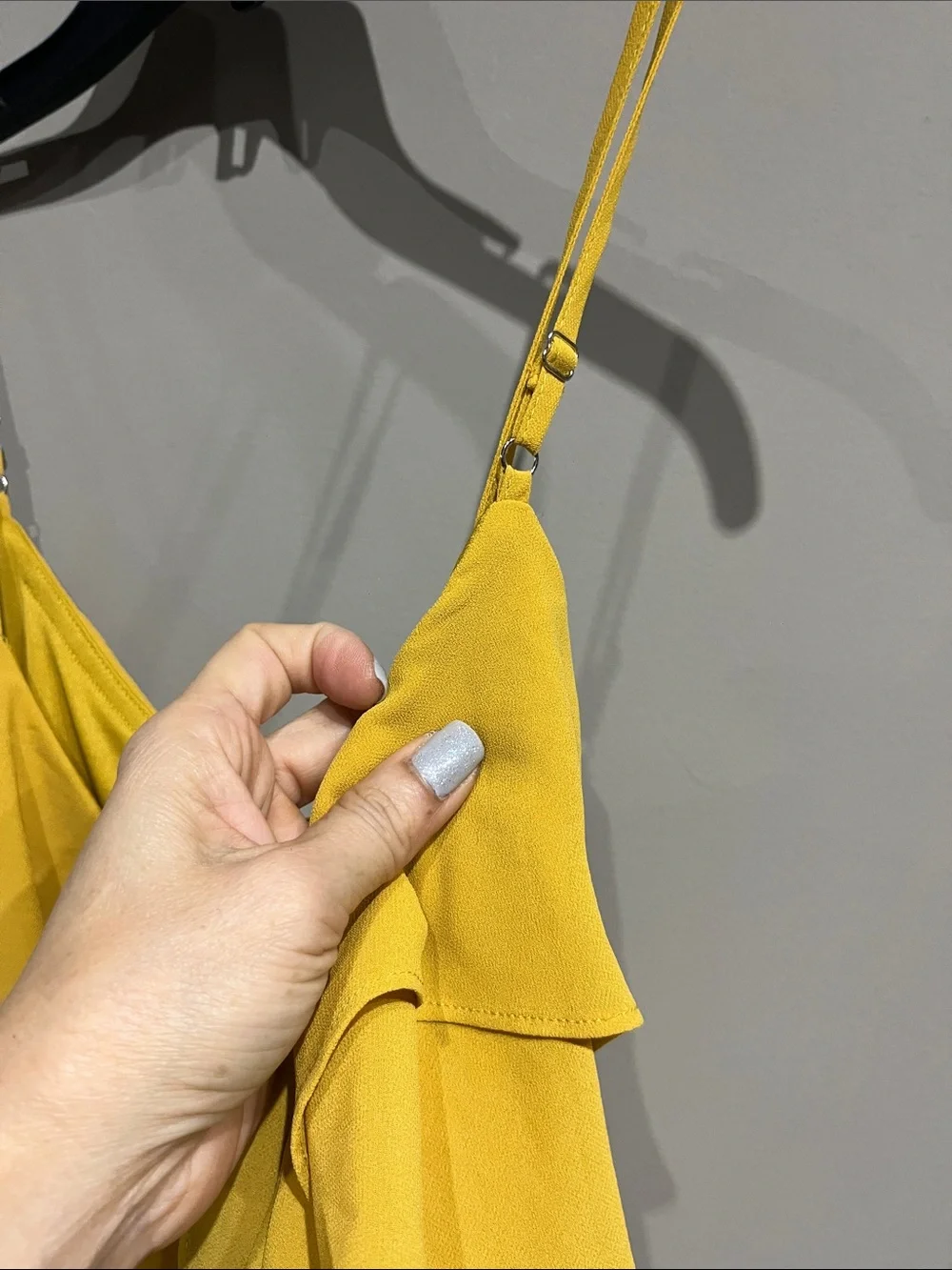 Lulu's Sunny Yellow Ruffle Camisole